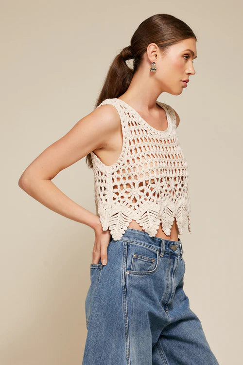 Kato Crochet Top