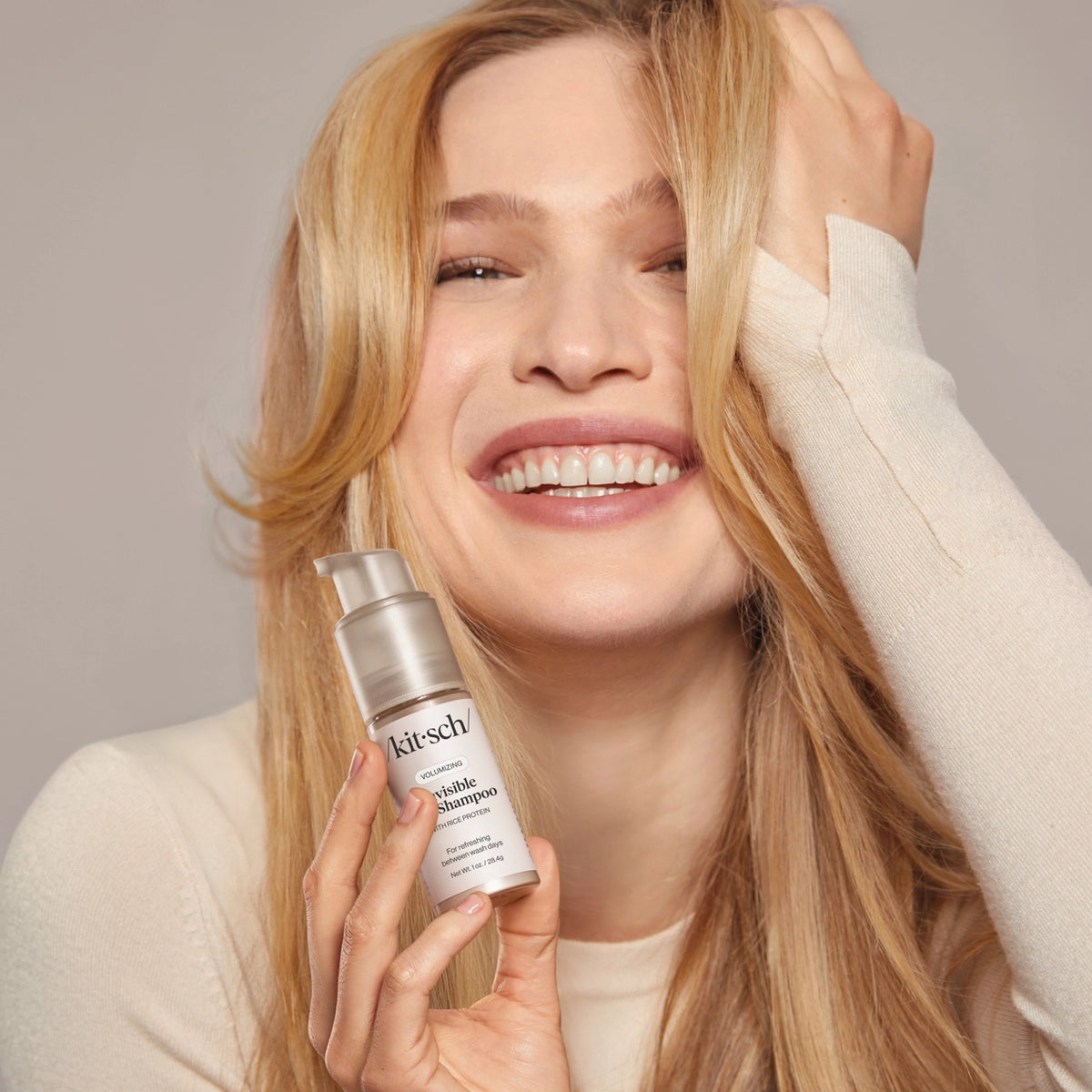 Kitsch-Mass Volumizing Rice Protein Dry Shampoo - Invisible