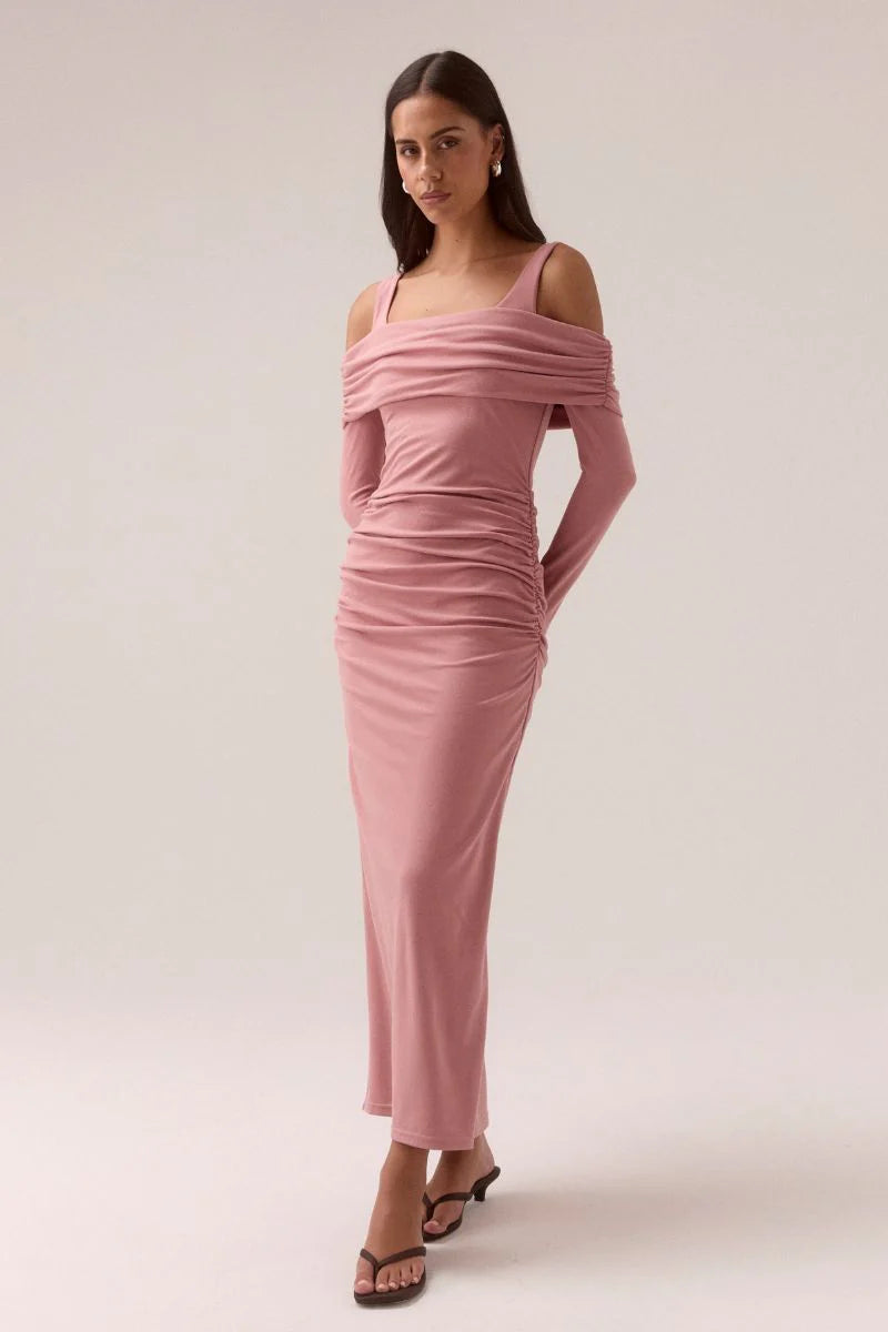 ELAIAN LONG-SLEEVE DRESS - BALLET