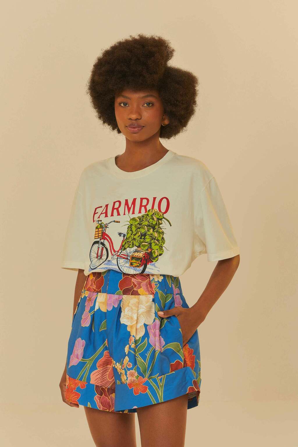 Tshirt Media Farmrio Bicicleta