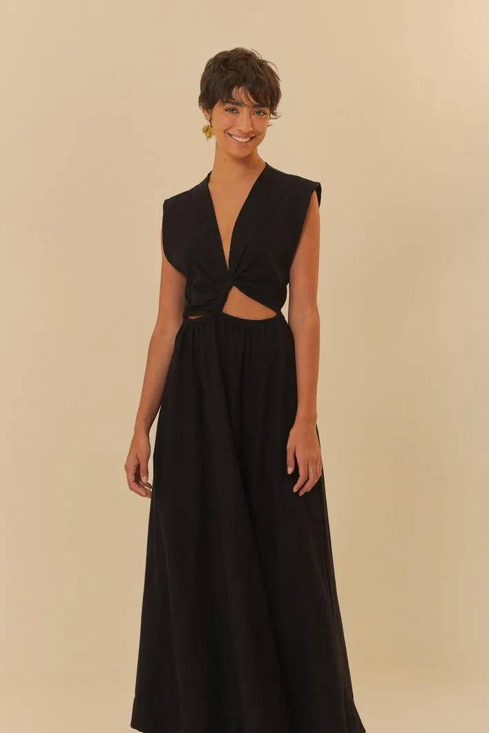 Vestido Cropped Tunel Franzido