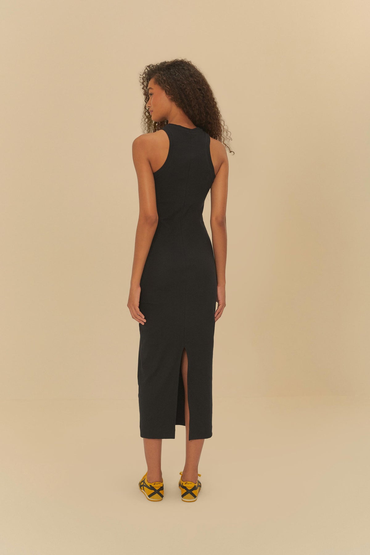 Vestido Cropped Rib Farm Rio Passaros