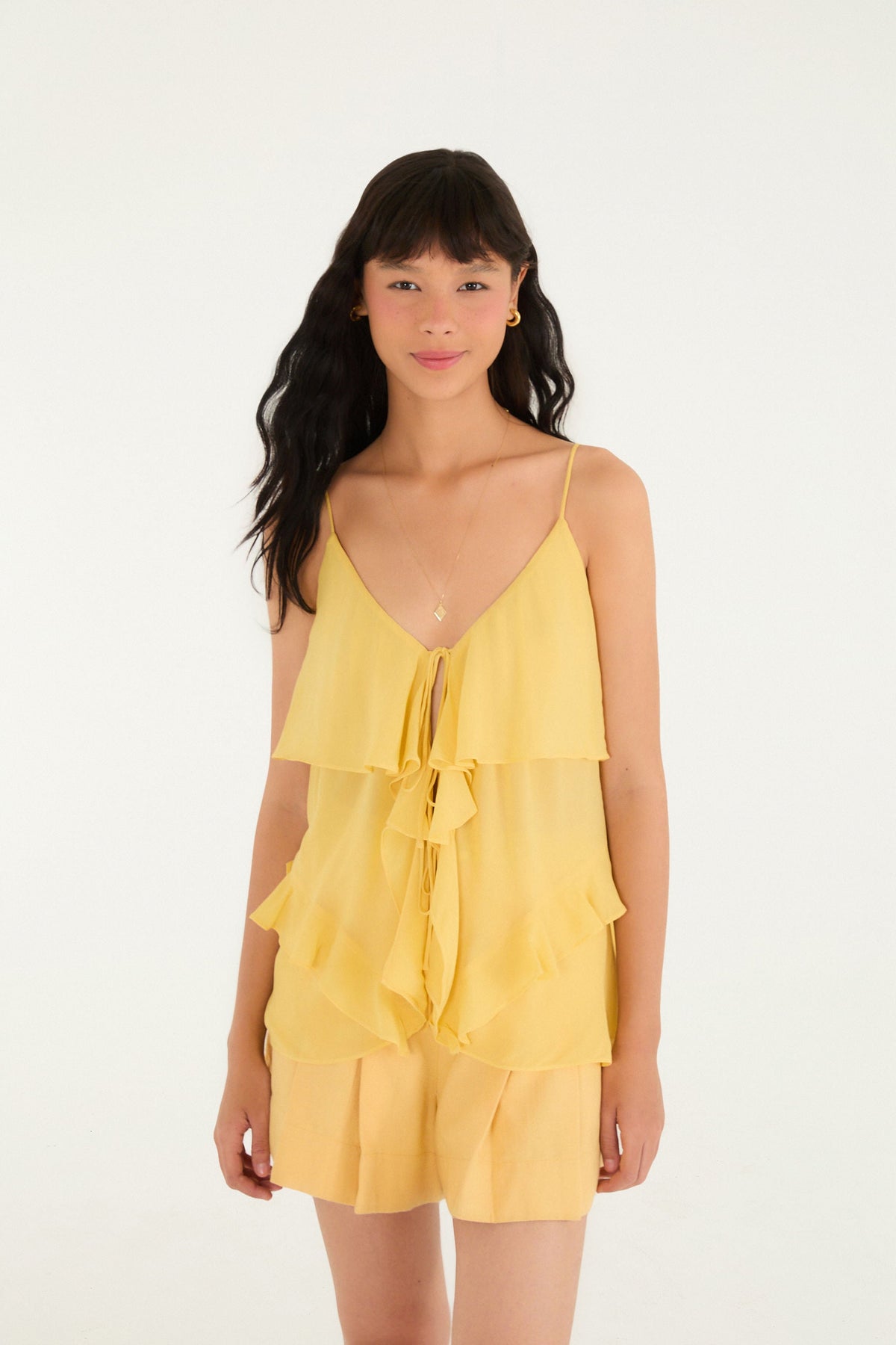 Shorts Cinturón Trenzado