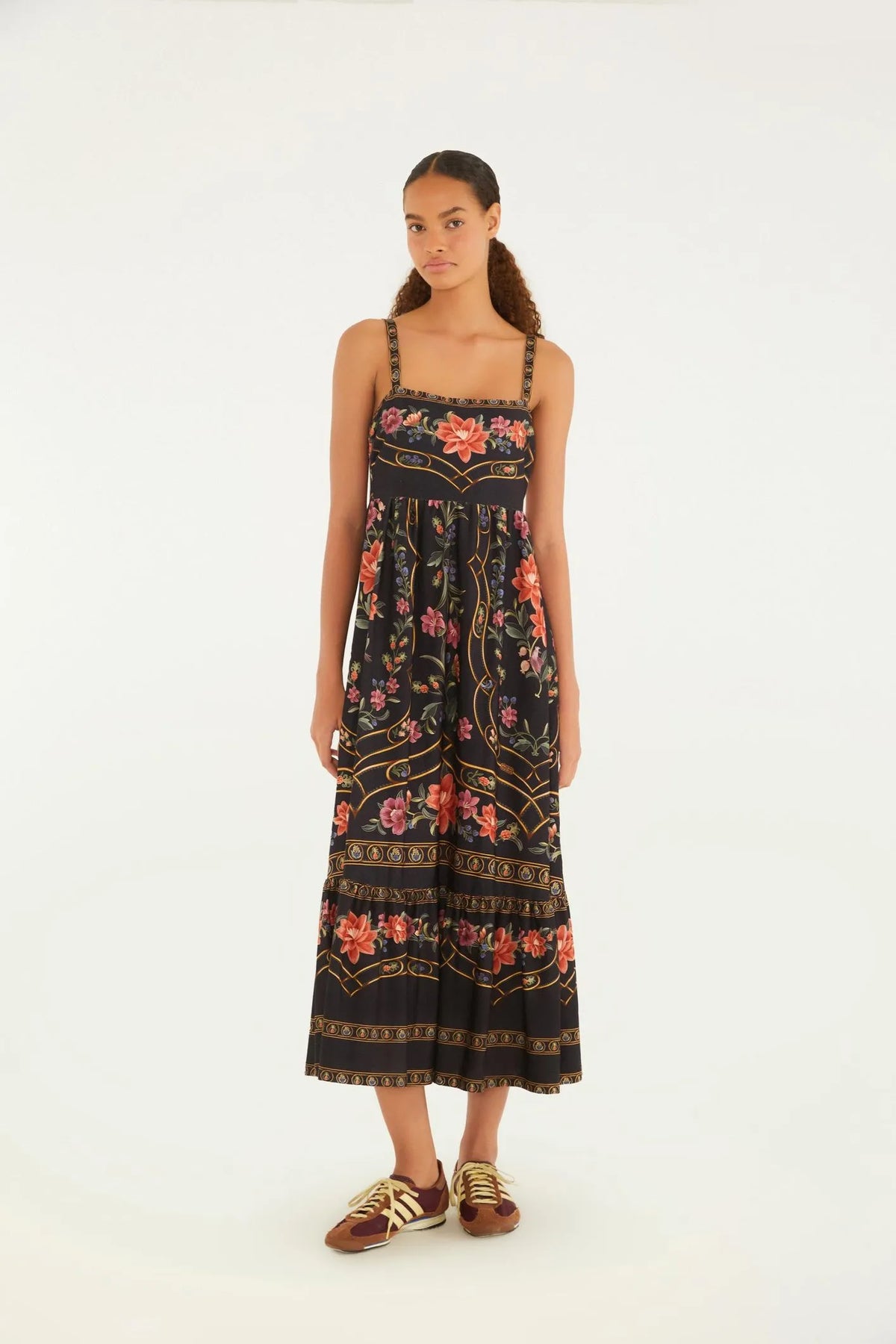 Vestido Midi Floral Belle E