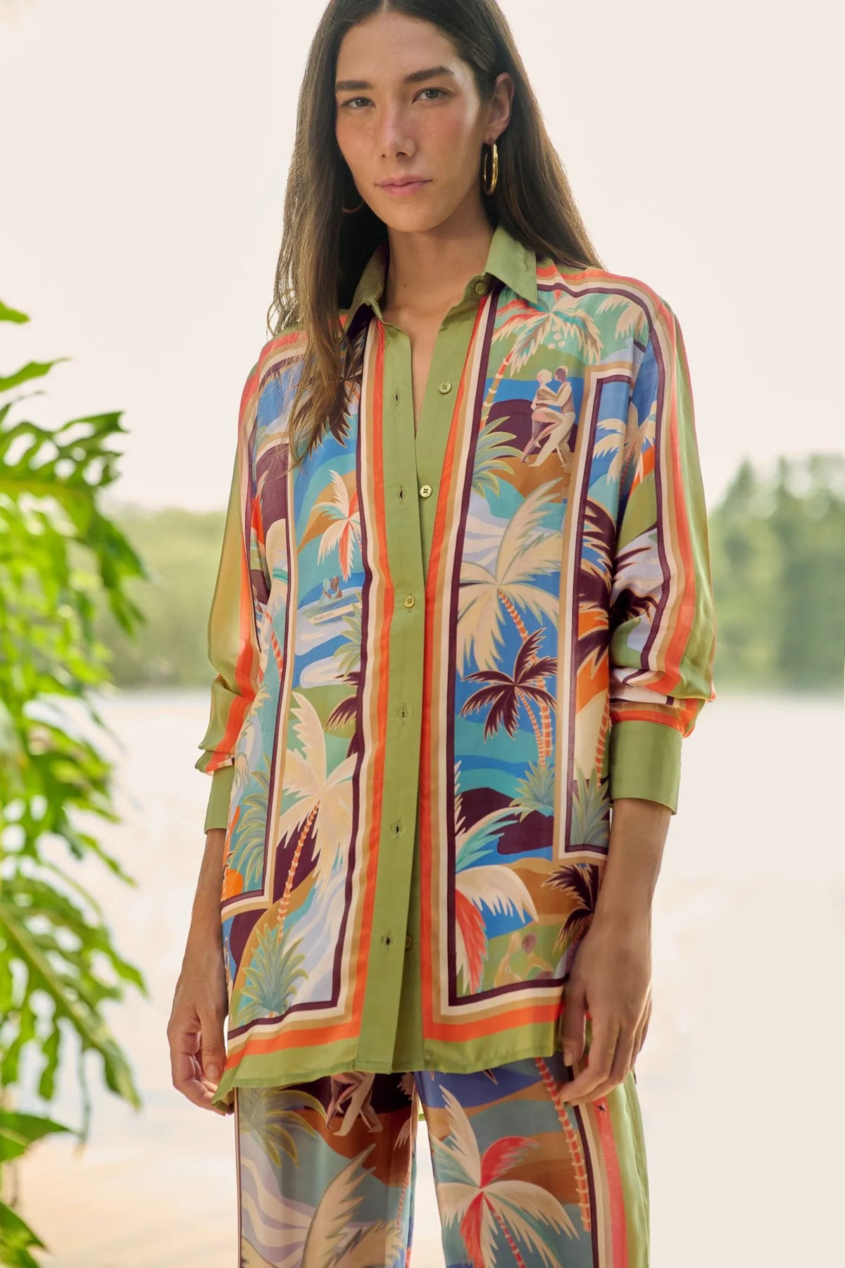 CAMISA MANGA LONGA LENÇO BEM QUERER