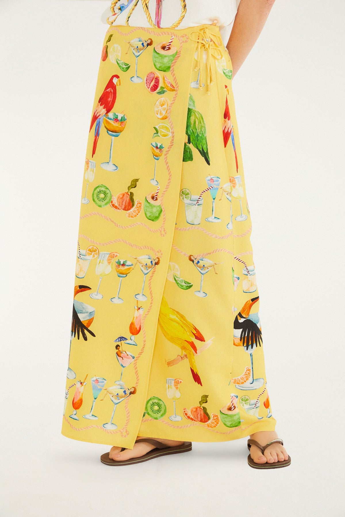 FALDA ESTAMPADO LAZO Y PAÑUELO