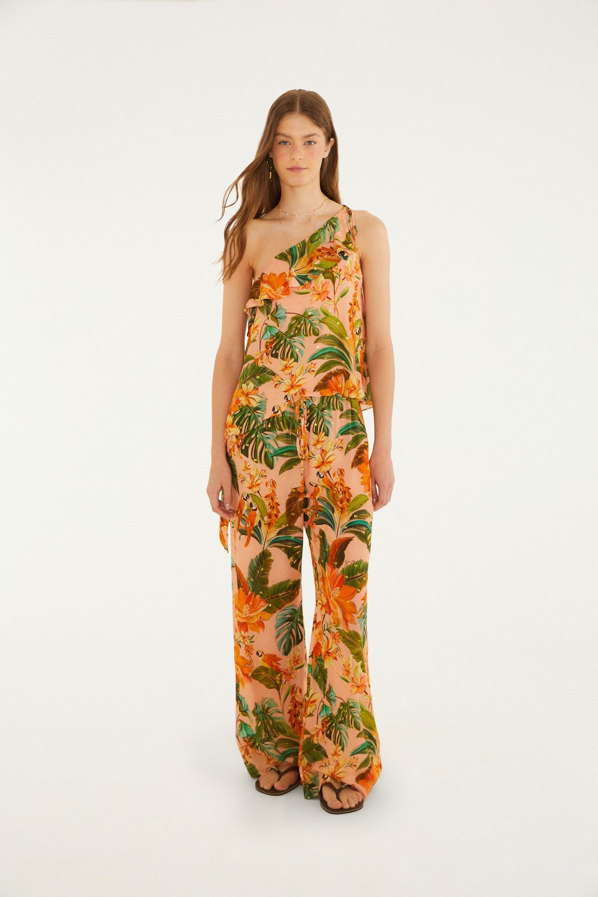 Top Estampada Cantos de Pájaros