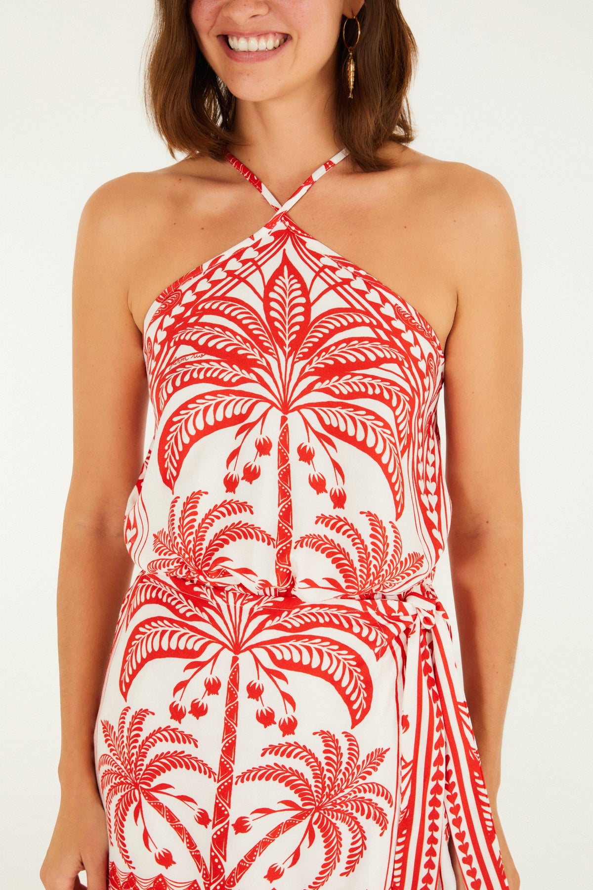 Vestido Corto Flores de Coco