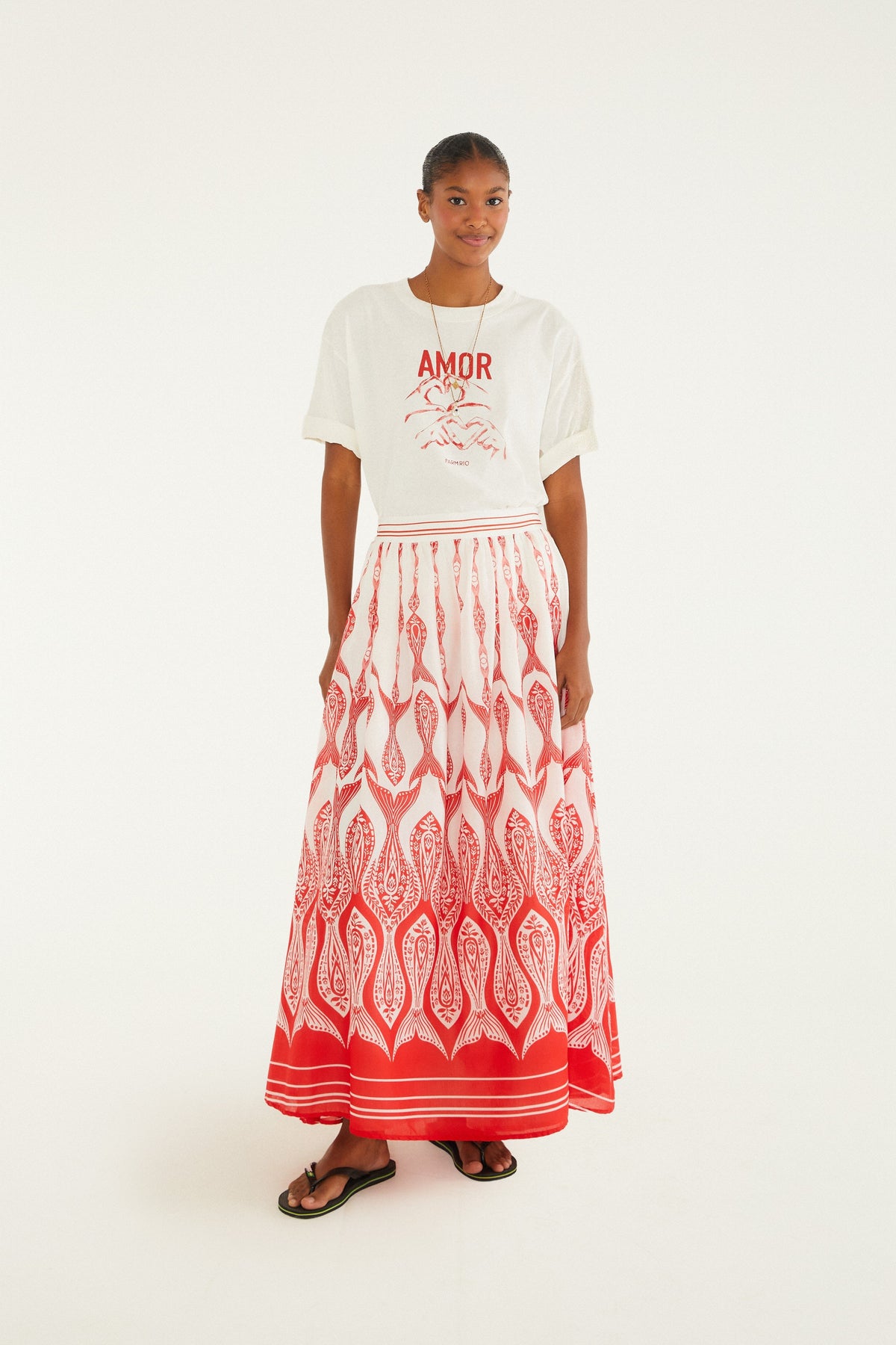 TShirt ancha Amor Farm Rio