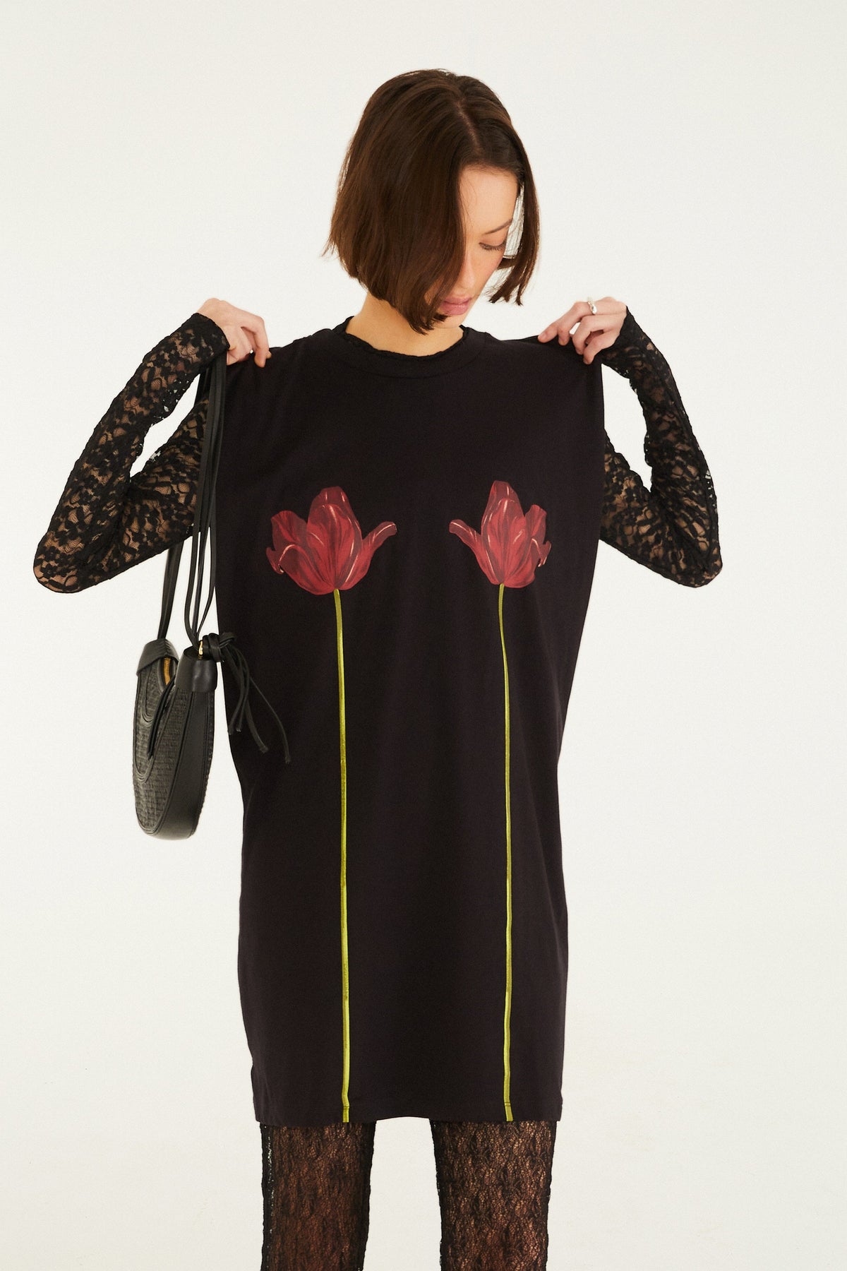 VESTIDO MINI ESTAMPADO SELVA DE FLOR