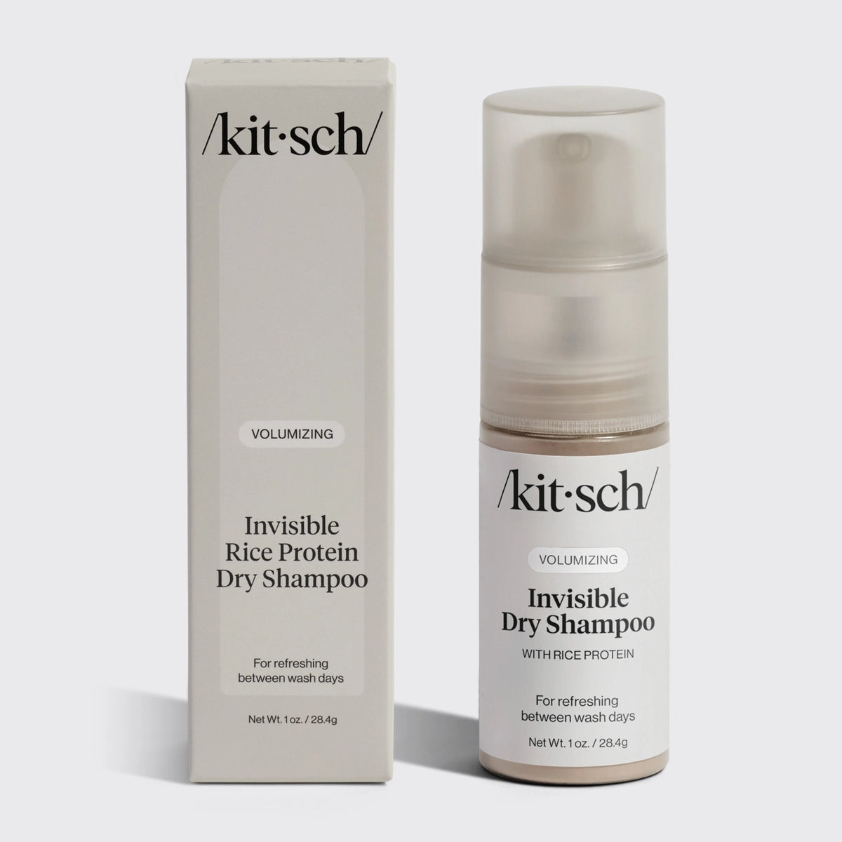 Kitsch-Mass Volumizing Rice Protein Dry Shampoo - Invisible
