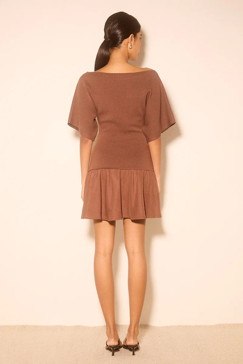 Venture Knit Combo Mini Dress