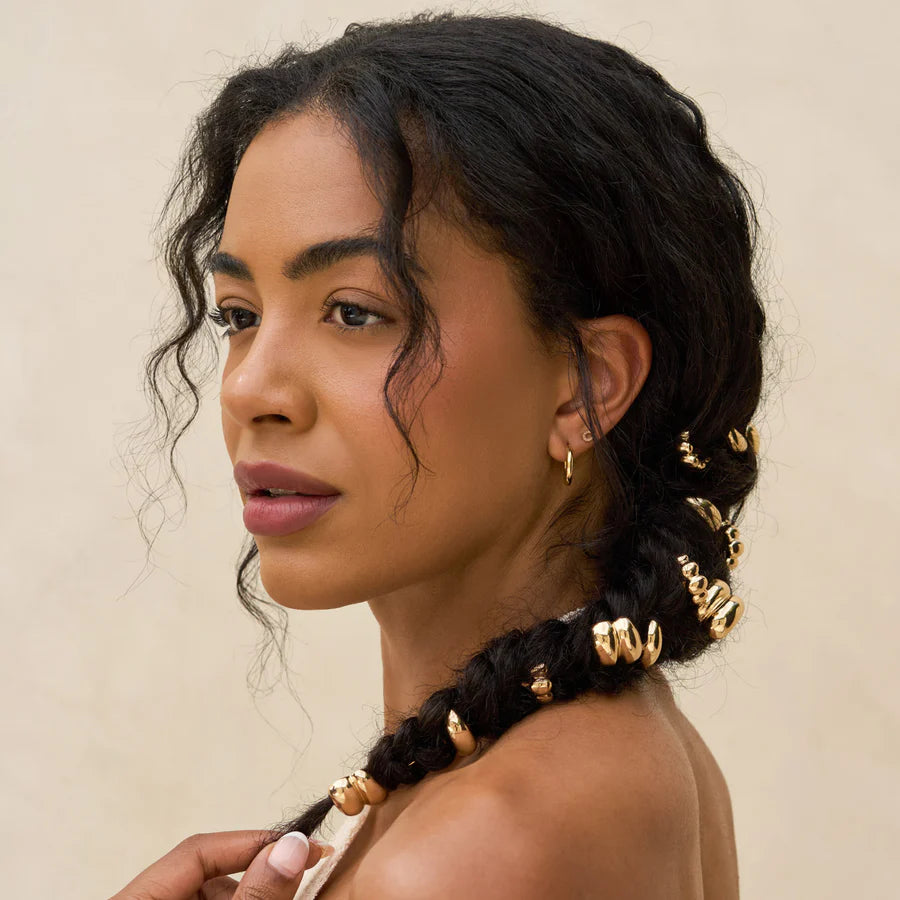 Metal Pony Pins 3pc Set - Gold