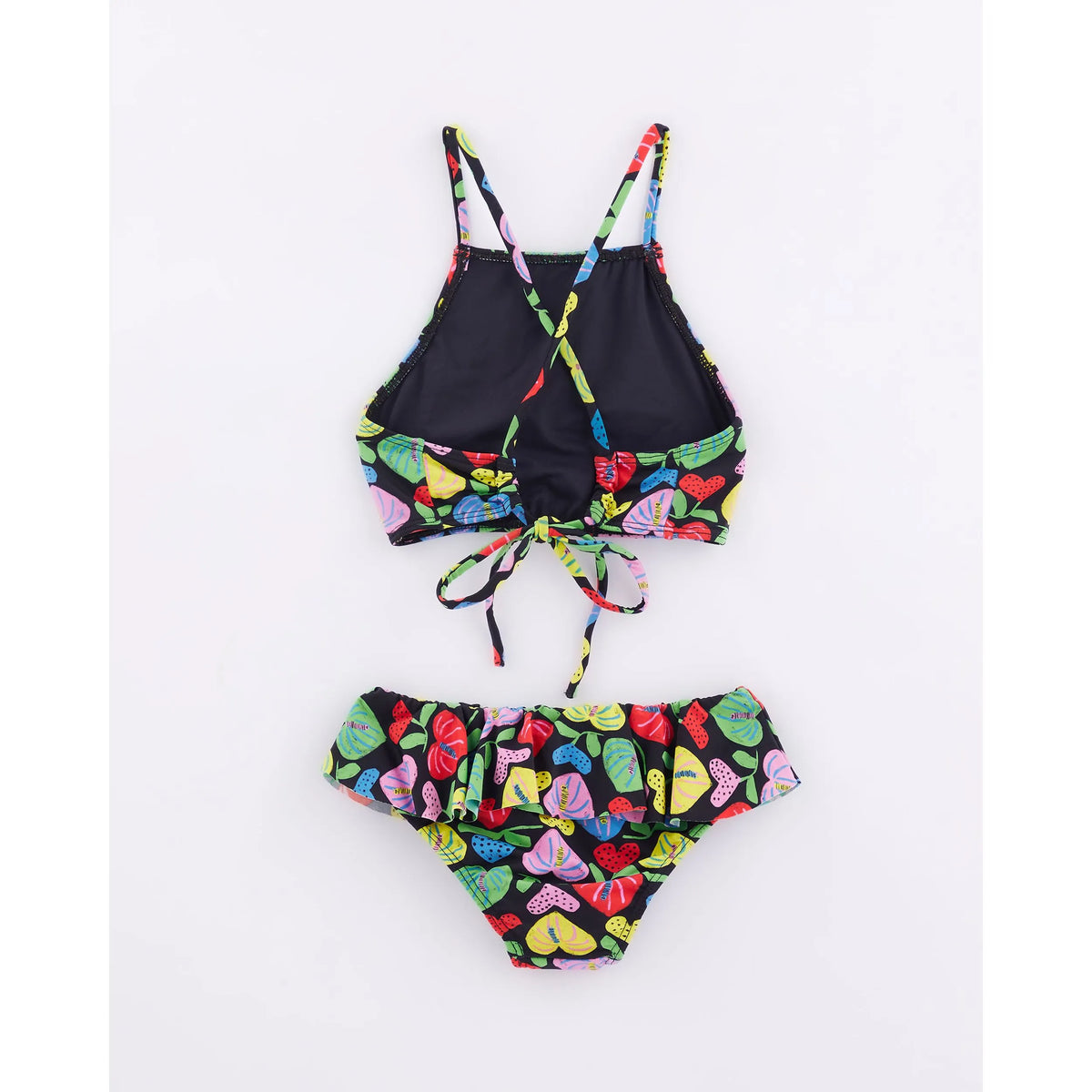 Amor de Flor Preto Bikini