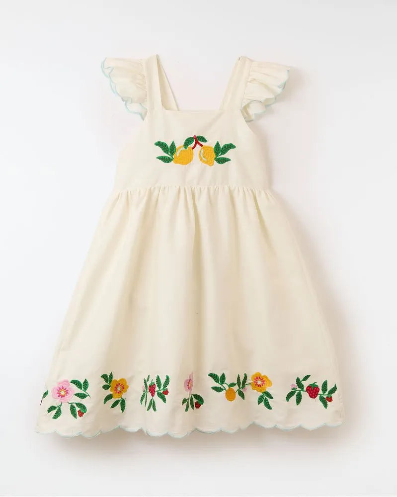 Vestido Bordado Mucha Fruta