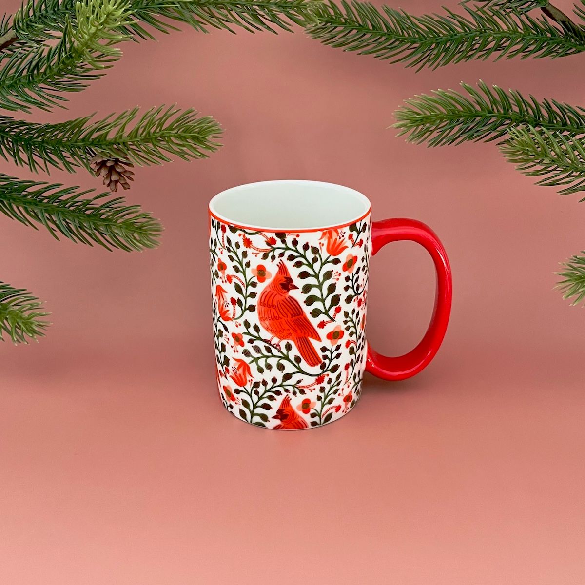 Cardinals Porcelain Mug