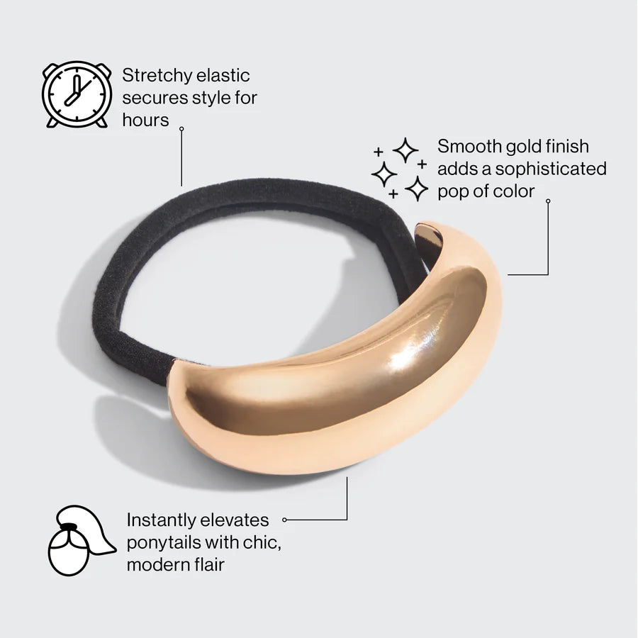 Metal Large Cloud Cuff - Gold