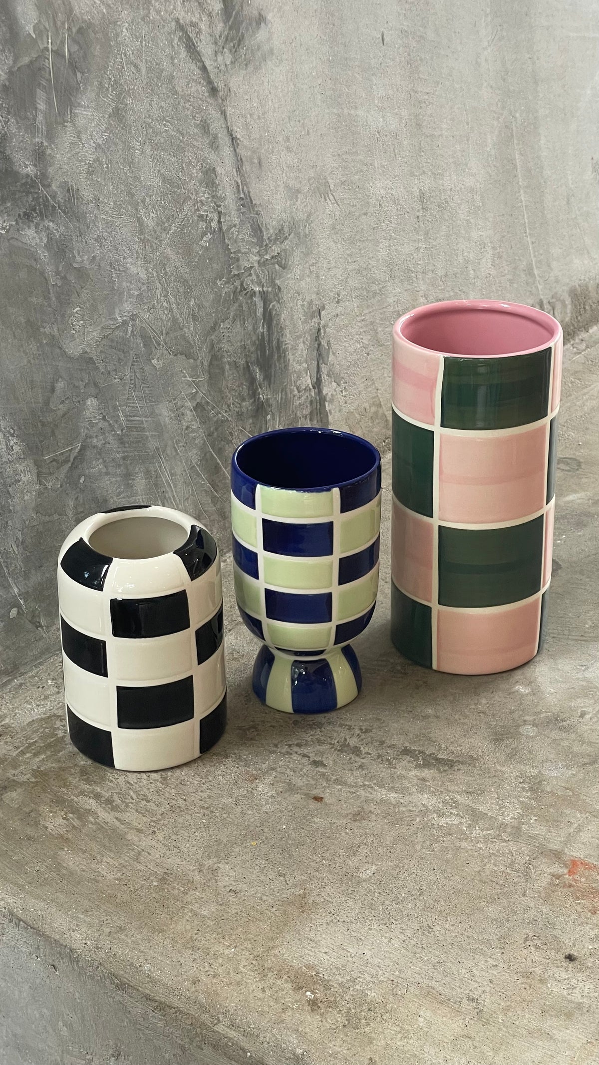 Vase carré set of 3