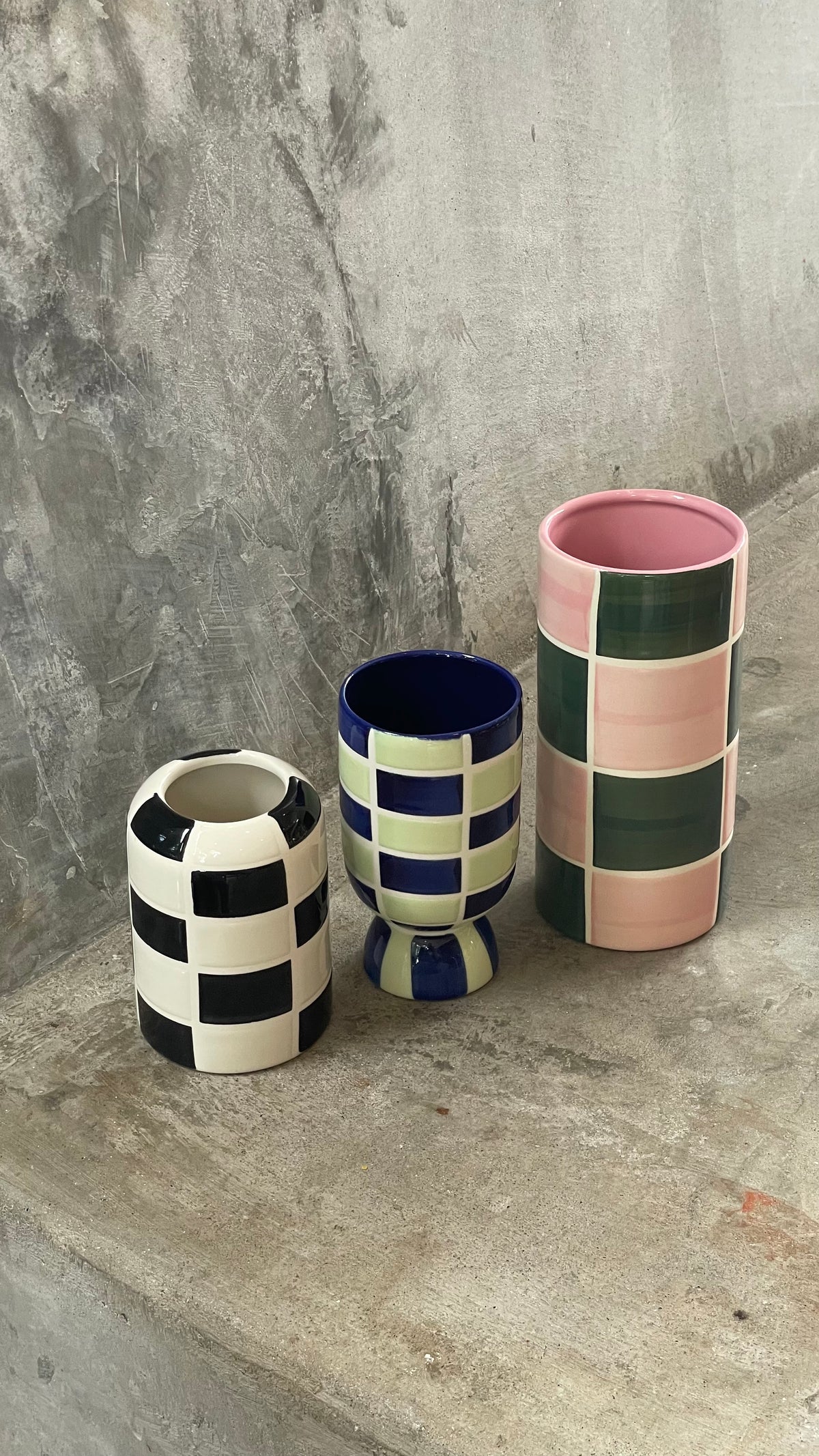 Vase carré set of 3