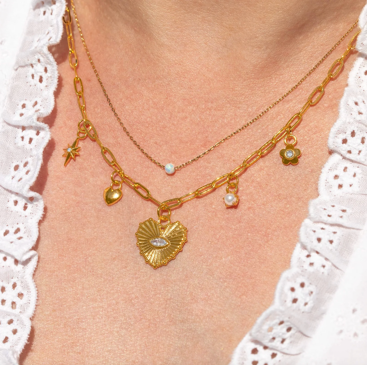 Starry Heart Necklace