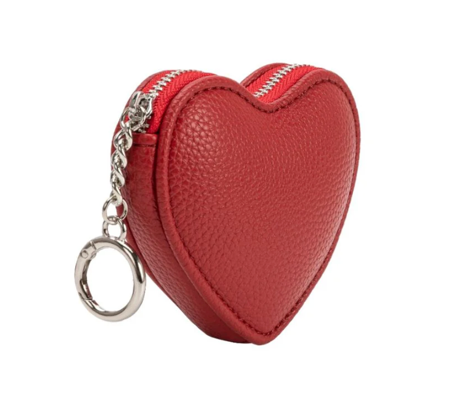 Puffy Heart Vegan Bag Charm