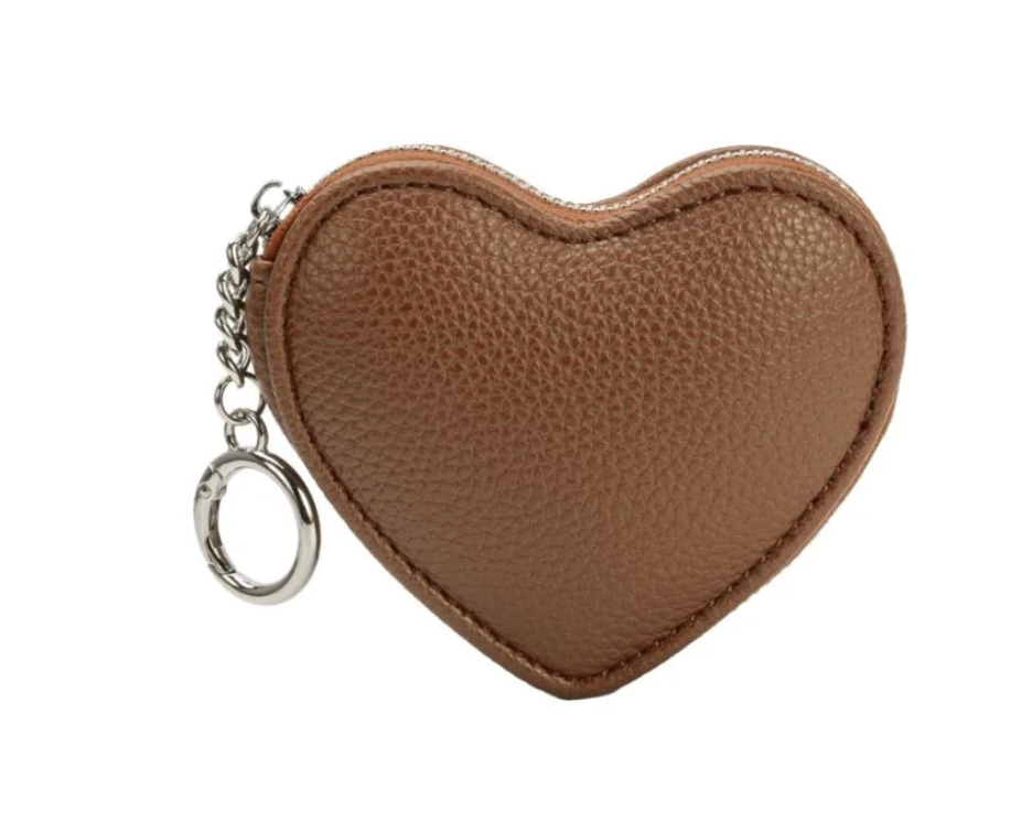 Puffy Heart Vegan Bag Charm