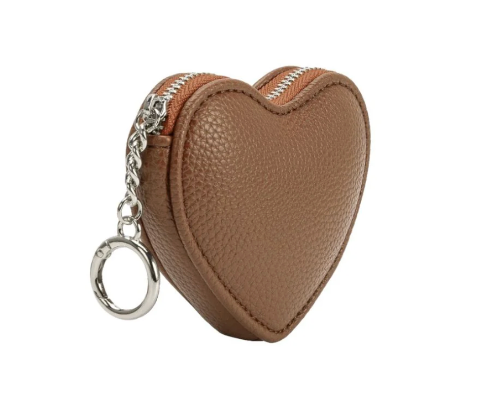 Puffy Heart Vegan Bag Charm