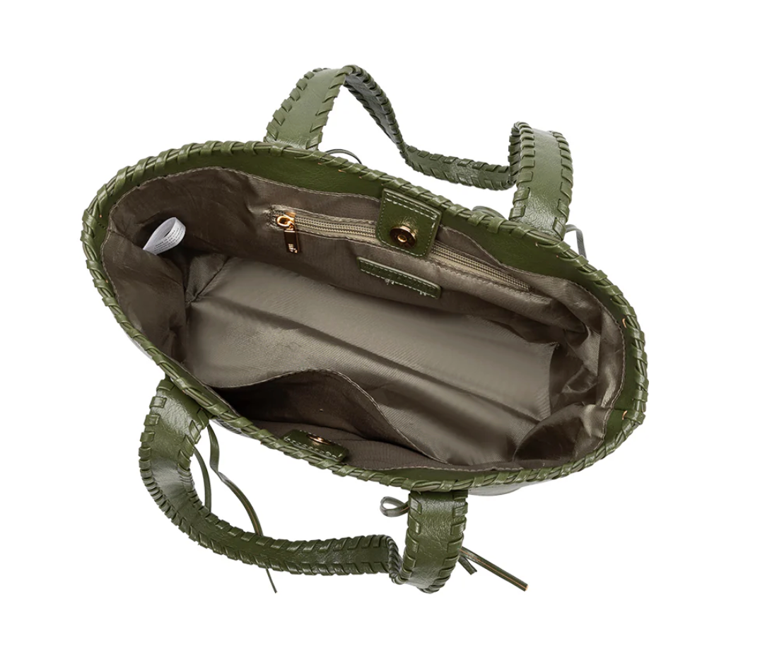 Phoebe Olive Recycled Vegan Shoulder Bag