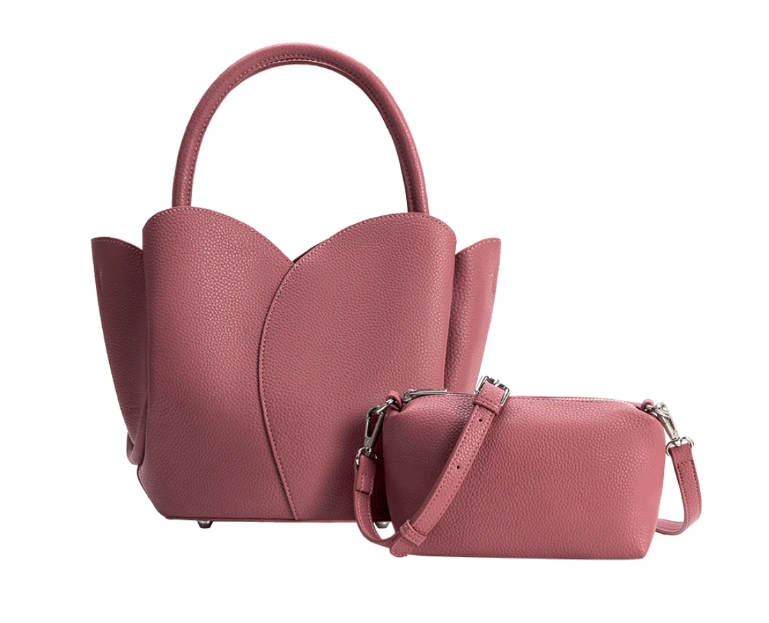 Tulip Recycled Vegan Top Handle Bag
