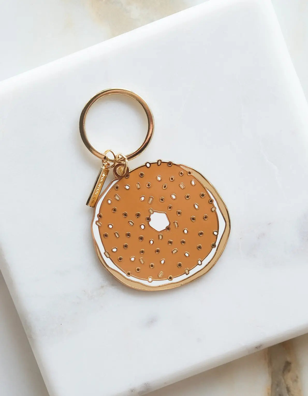 Everything Bagel Keychain