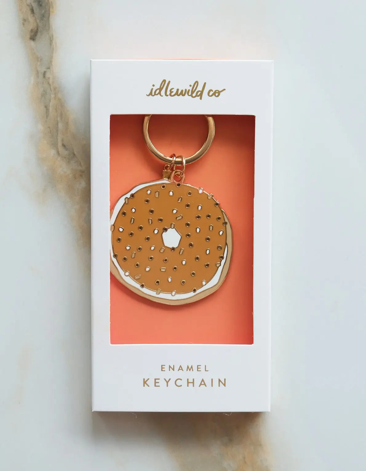 Everything Bagel Keychain