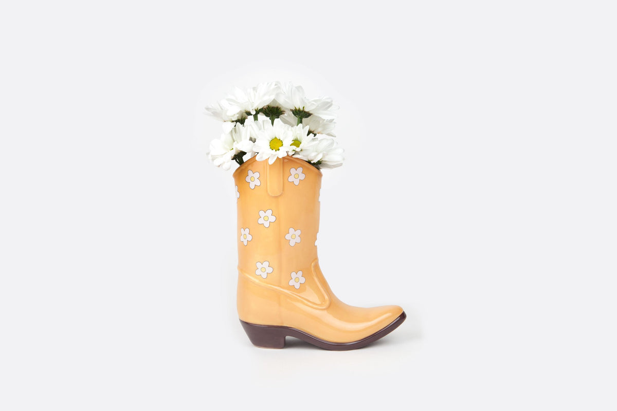 Rodeo Vase Cowboy Boot