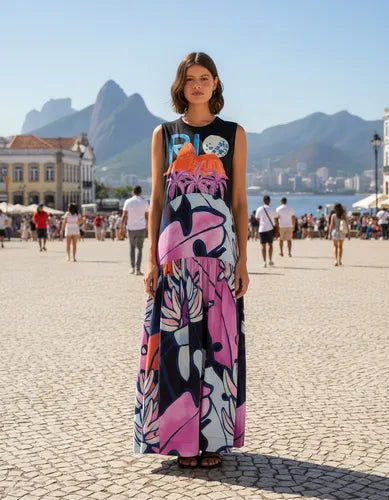 VESTIDO REGATA RIO VERTICAL