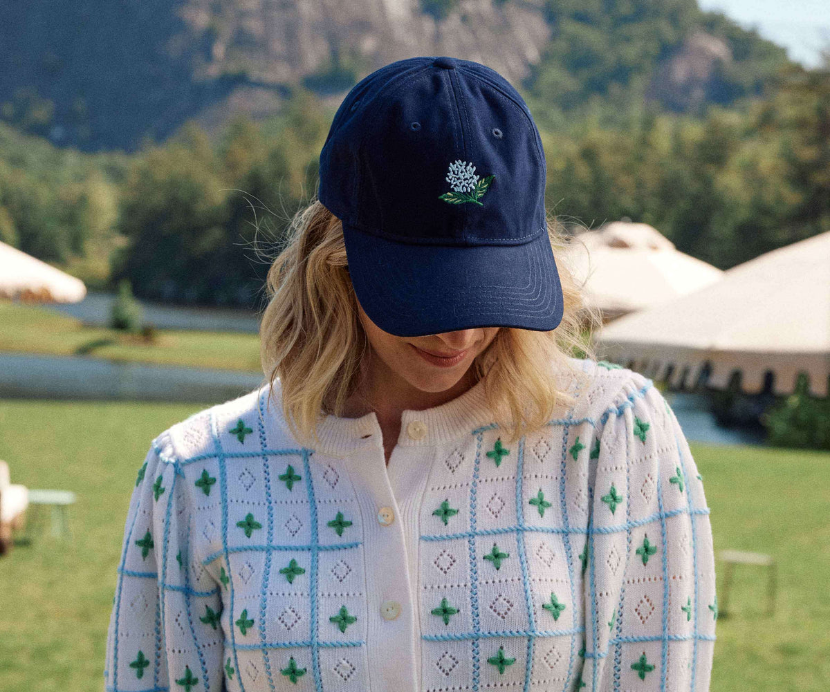 Hydrangea Baseball Cap