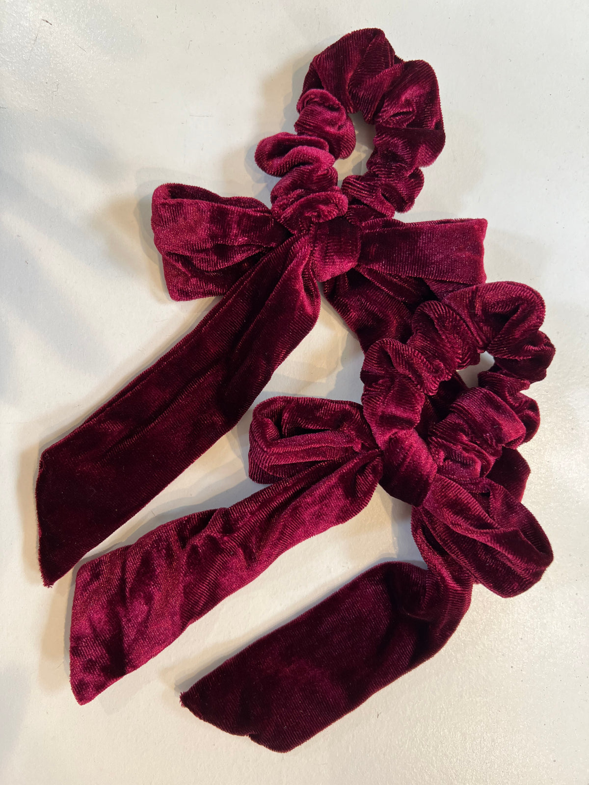 Bow Scrunchies Velvet