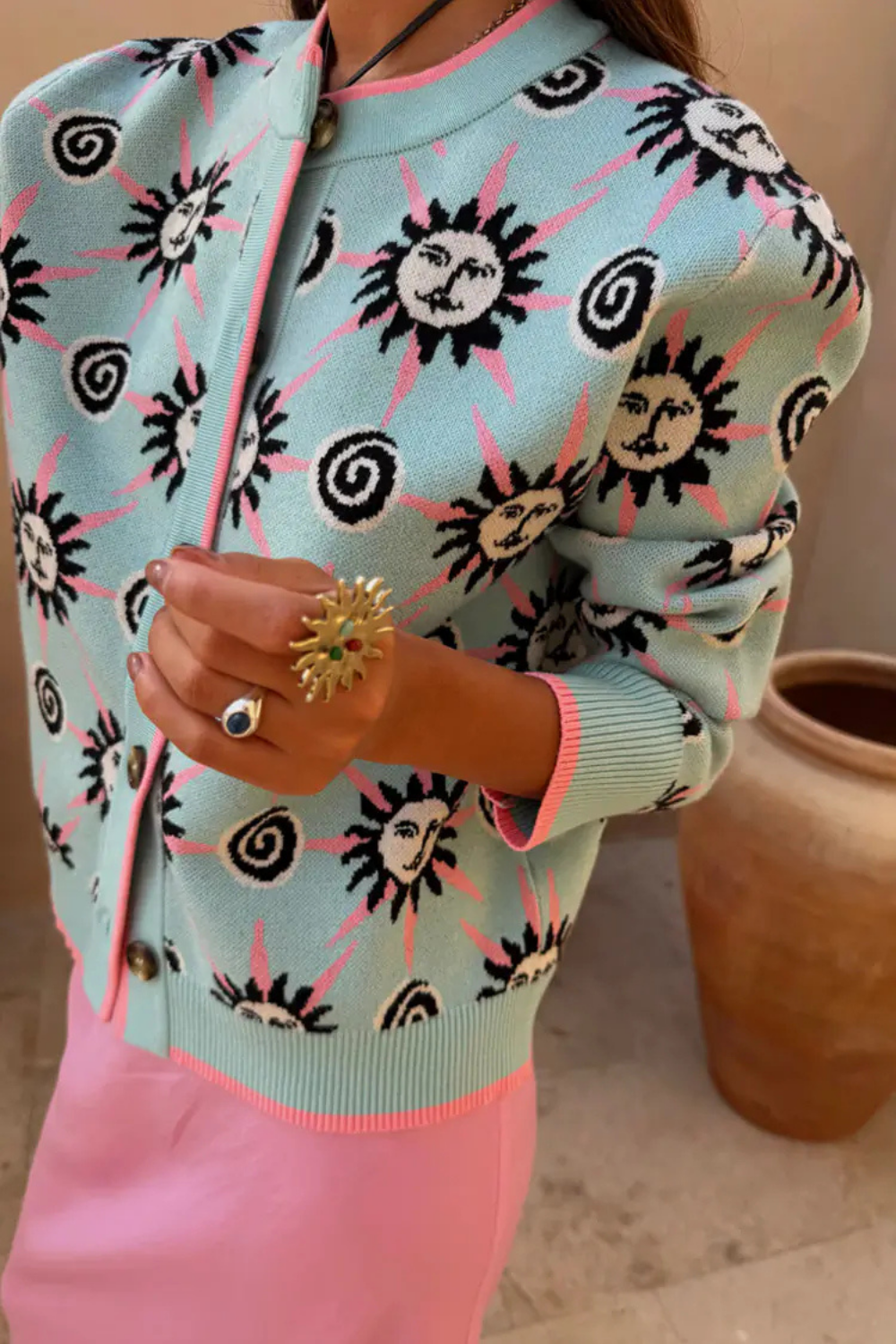 BLUE SUN HOLLIE CARDIGAN