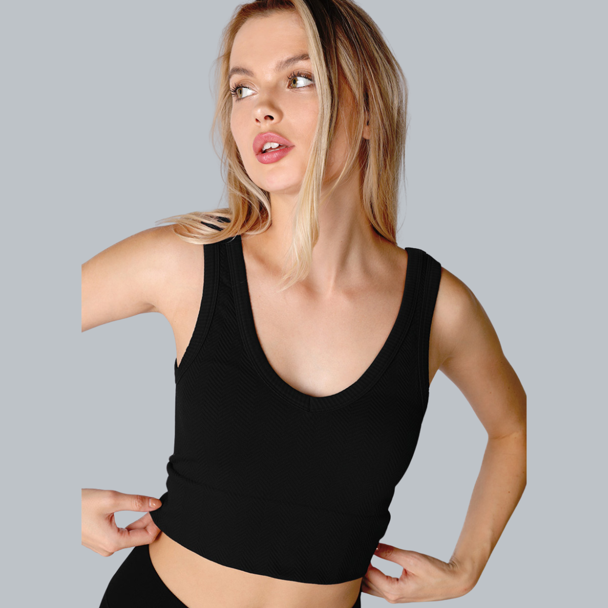 Reversible Herringhome Crop Top