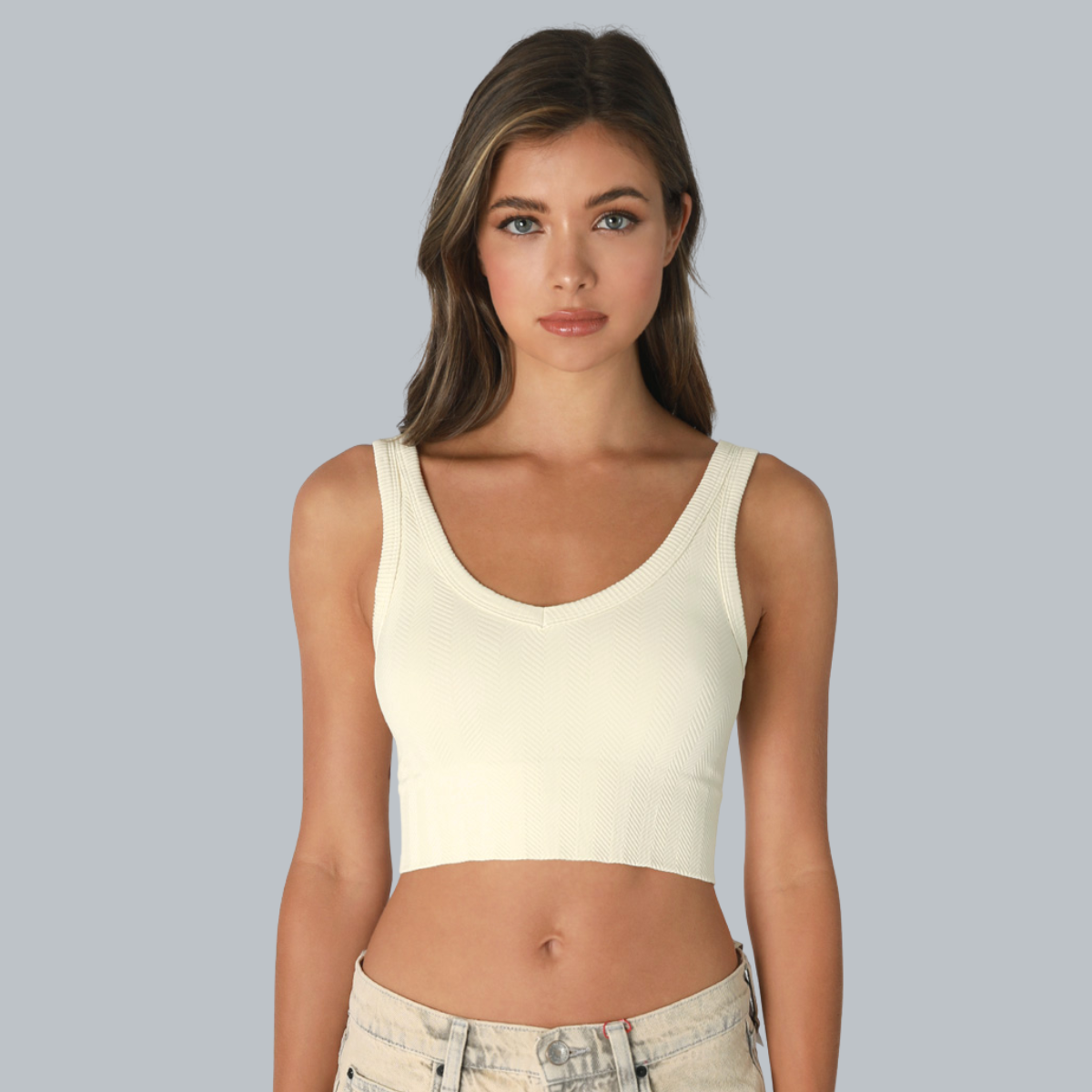 Reversible Herringhome Crop Top