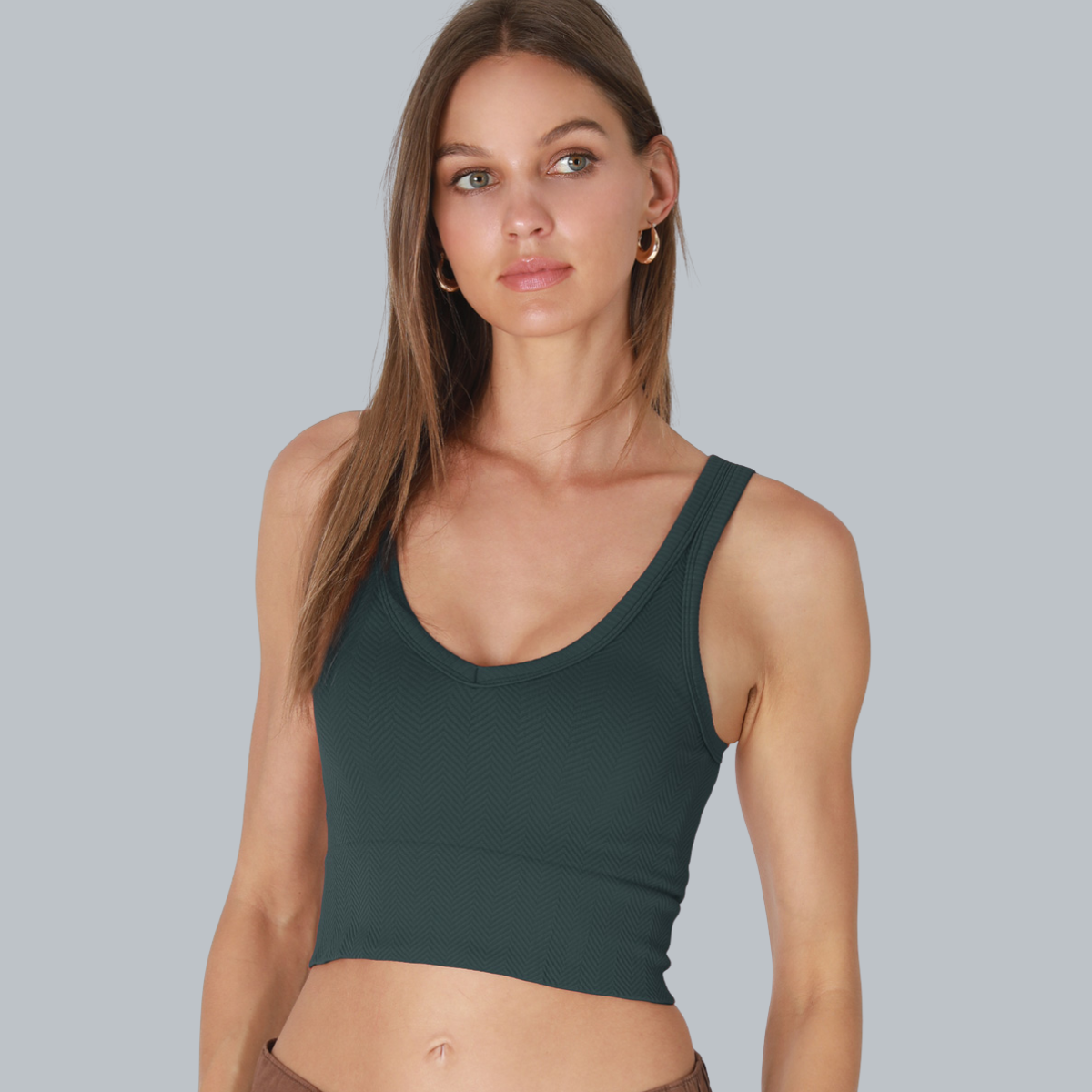 Reversible Herringhome Crop Top