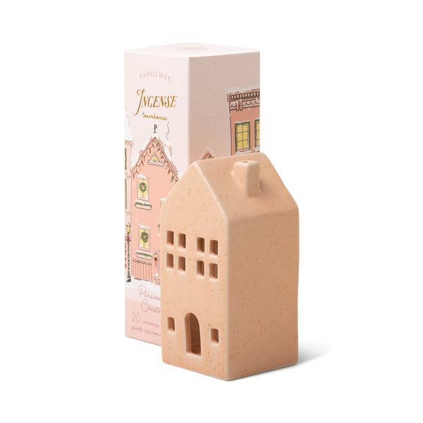 Holiday Town Incense Cone Holder Townhouse