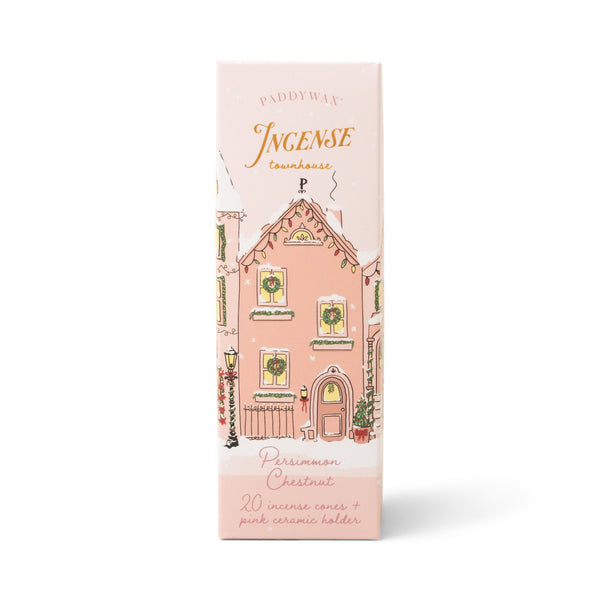 Holiday Town Incense Cone Holder Townhouse