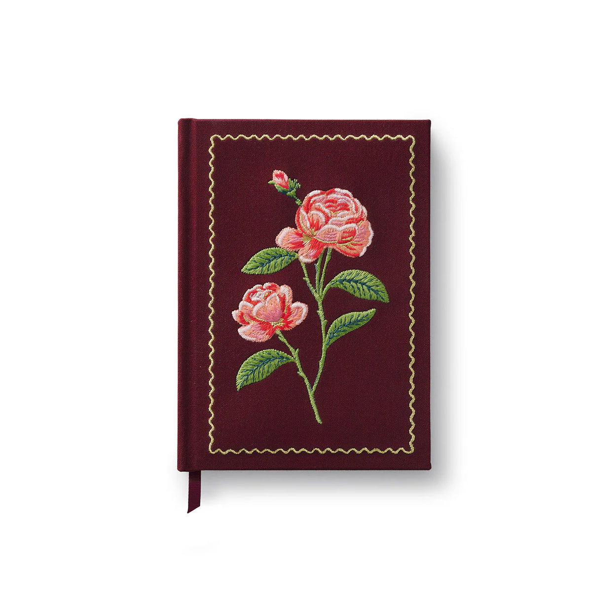 Roses Embroidered Journal