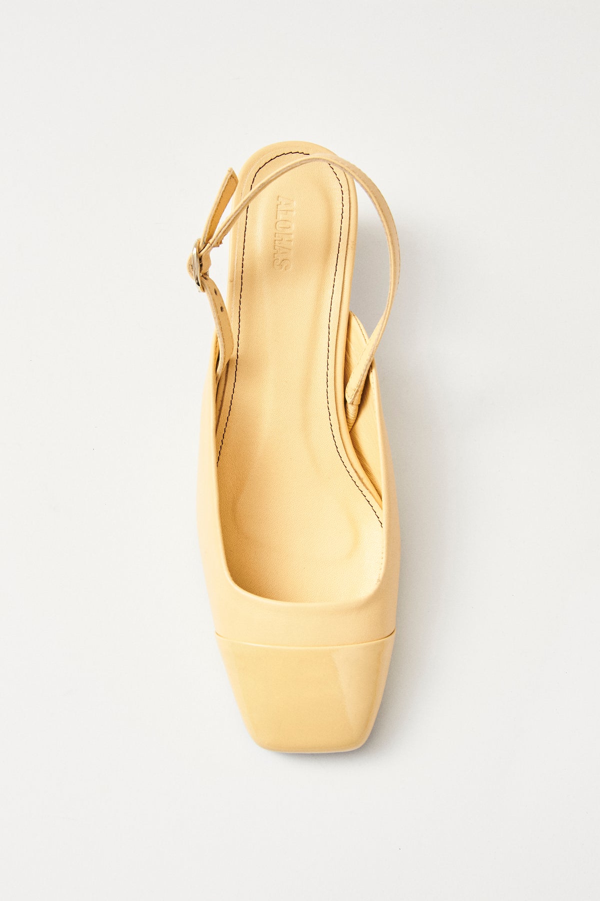 LINDY BLISS VANILLA LEATHER PUMPS