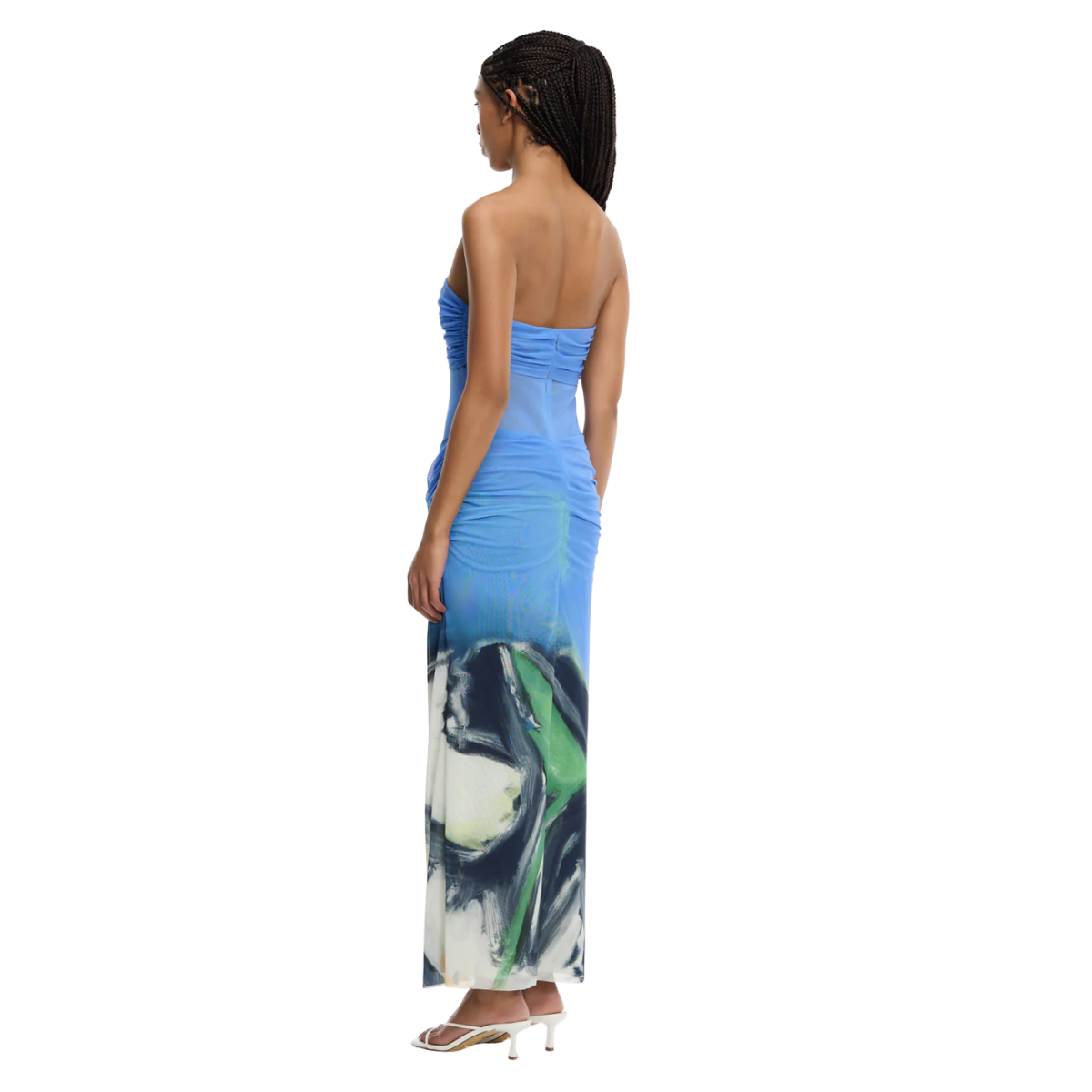 CEIRA STRAPLESS MAXI DRESS