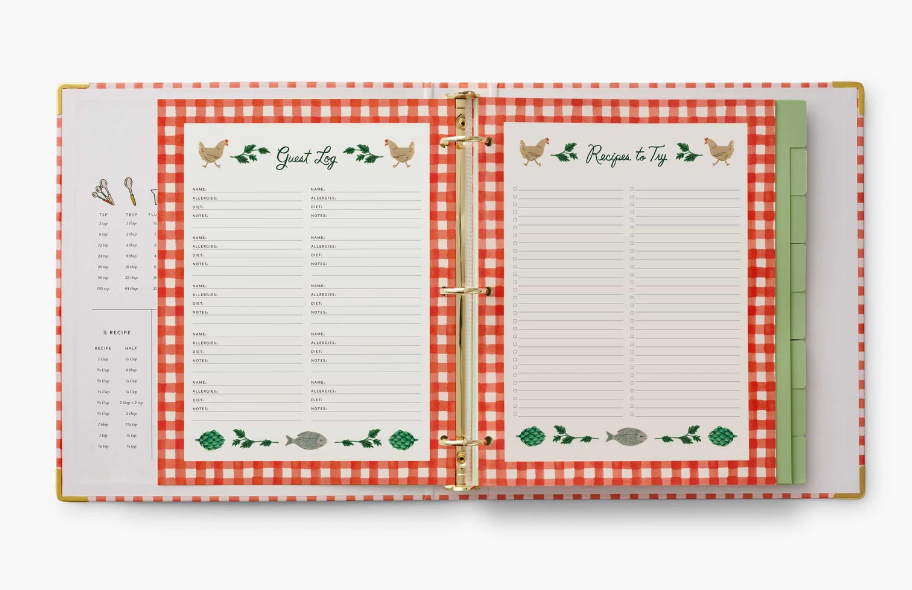 Cherry Farm Recipe Binder