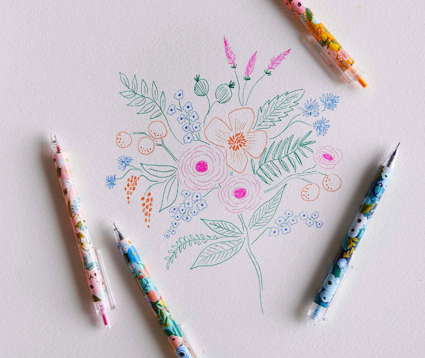 Garden Party Pencil Set