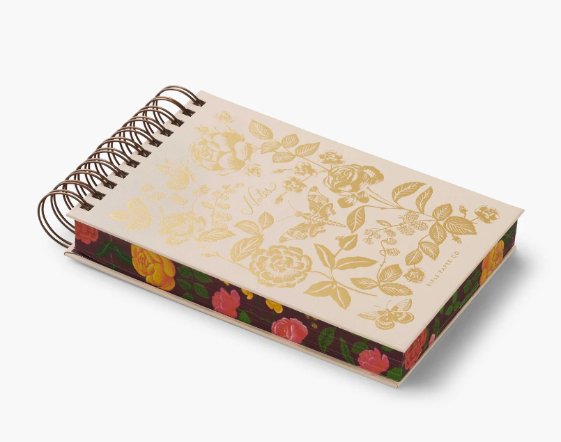 English Rose Desktop Spiral Notepad