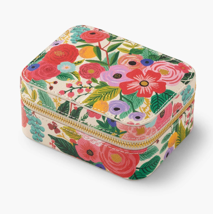 Garden Party Travel Jewelry Case