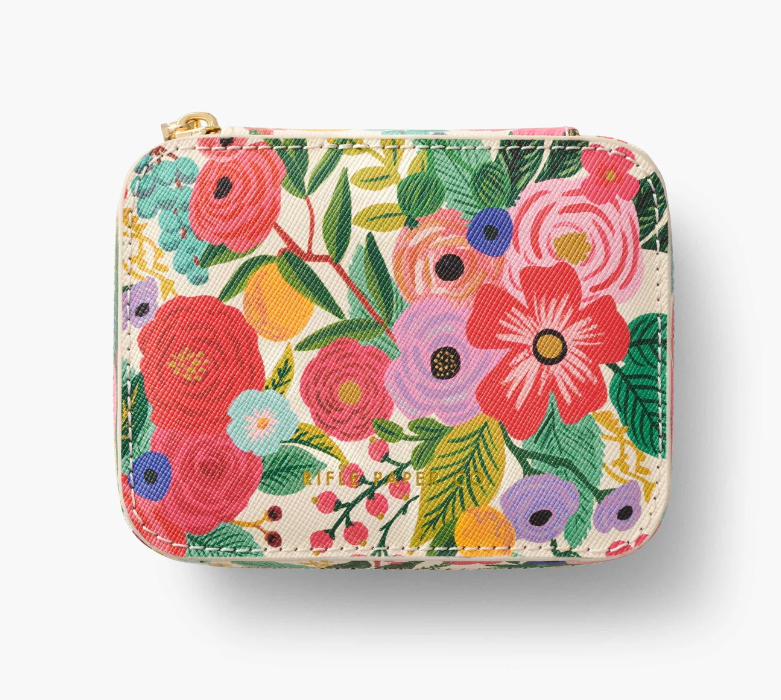 Garden Party Travel Jewelry Case