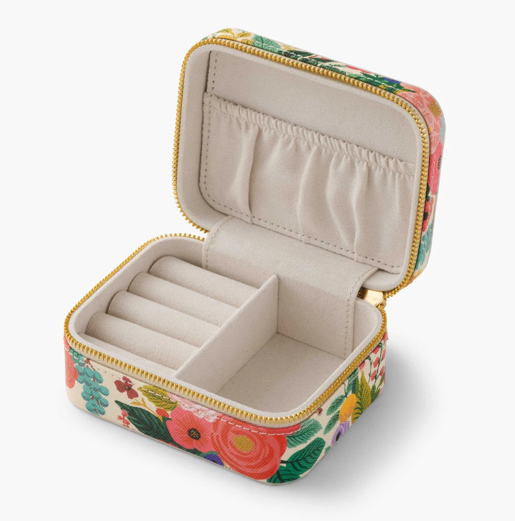 Garden Party Travel Jewelry Case